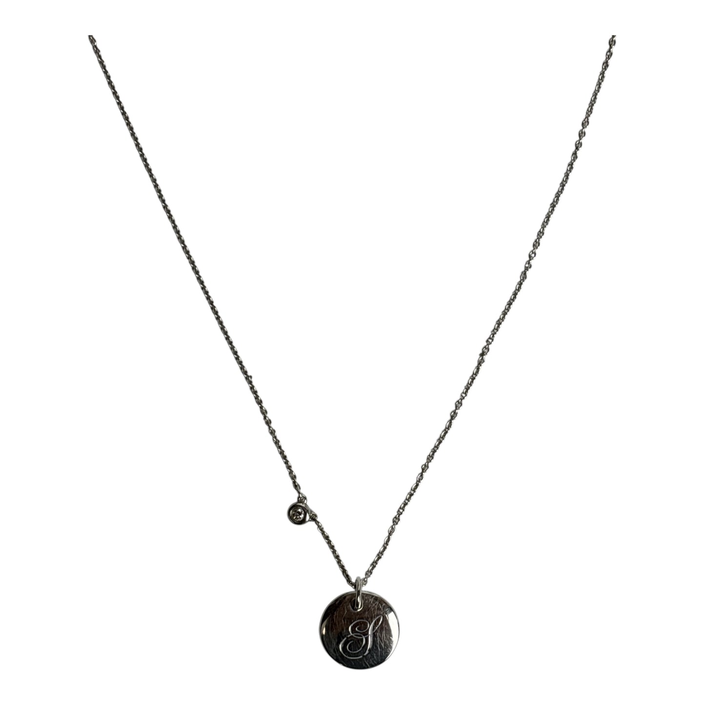 Notes Alphabet Disc Charm Pendant