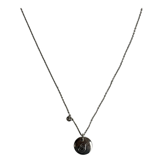 Notes Alphabet Disc Charm Pendant