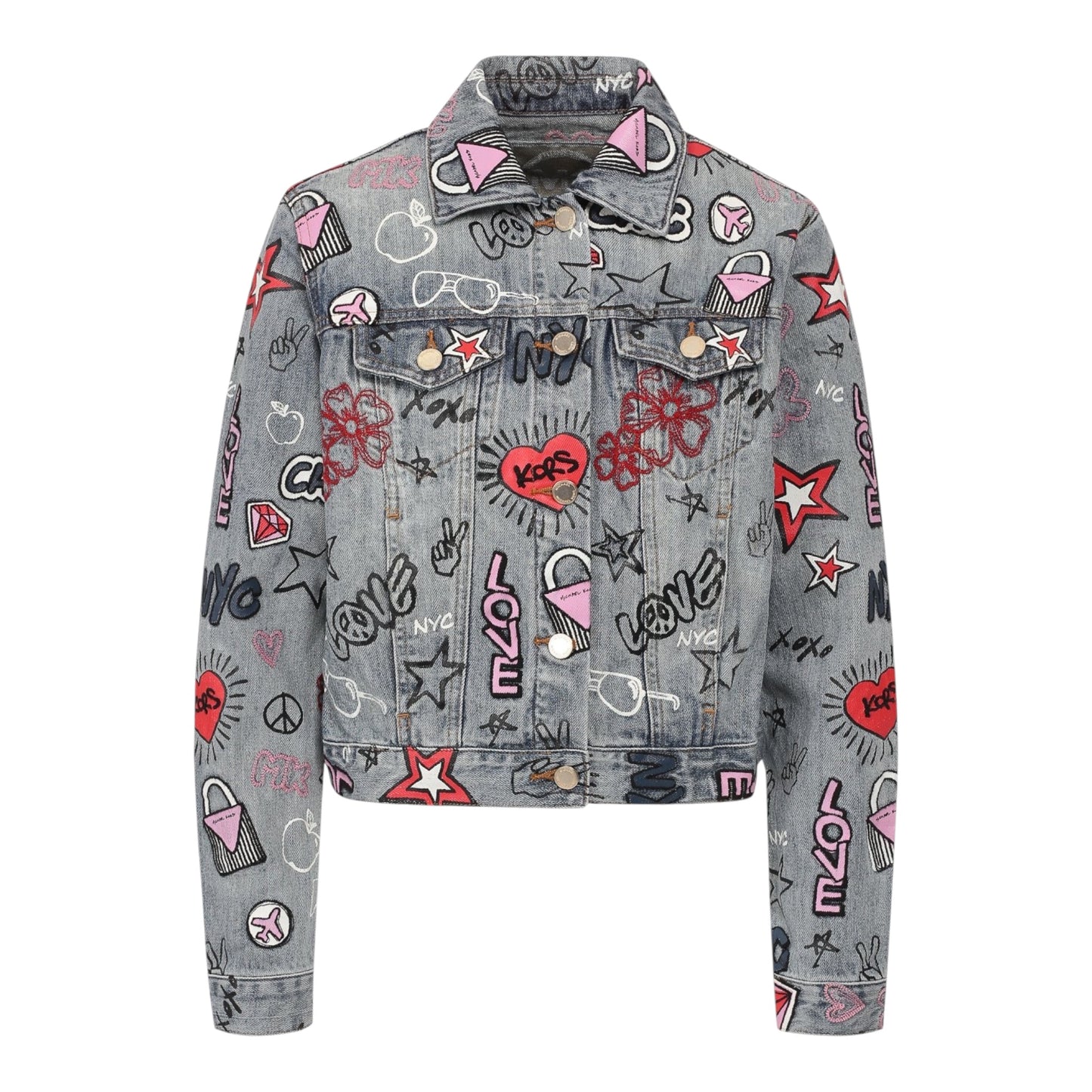 Graphic Denim Jack size Medium