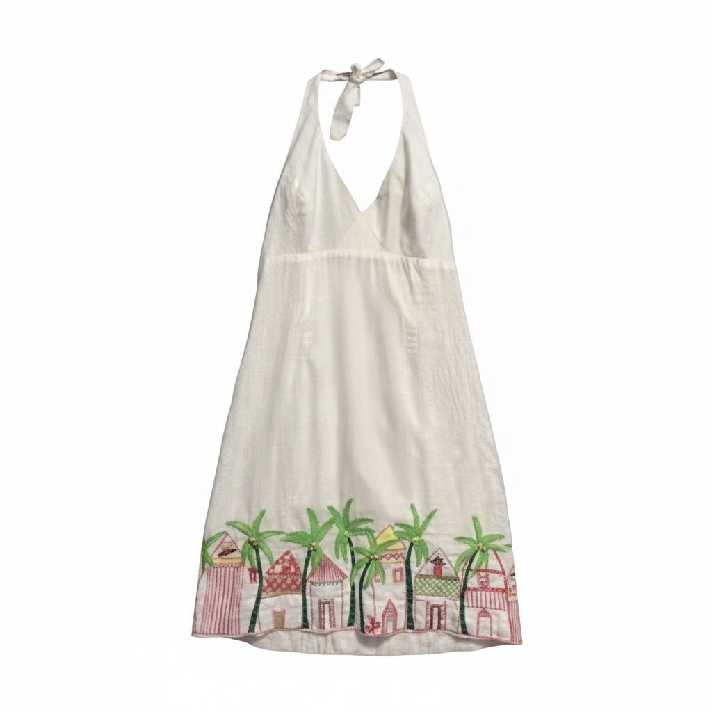Linen Halter Dress size 8