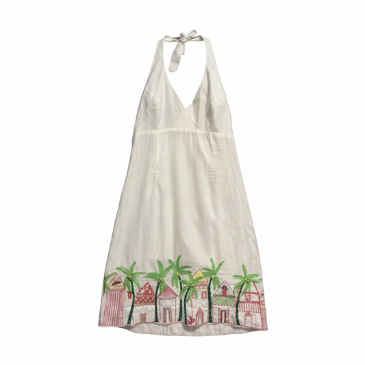 Linen Halter Dress size 8