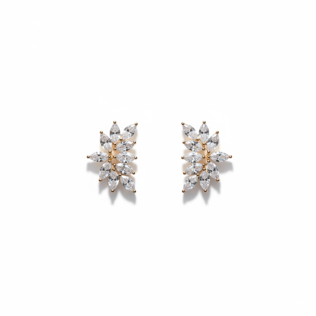 Crystal Cluster Earrings