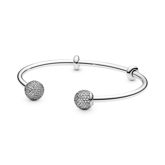Moments Open Pavé Bangle