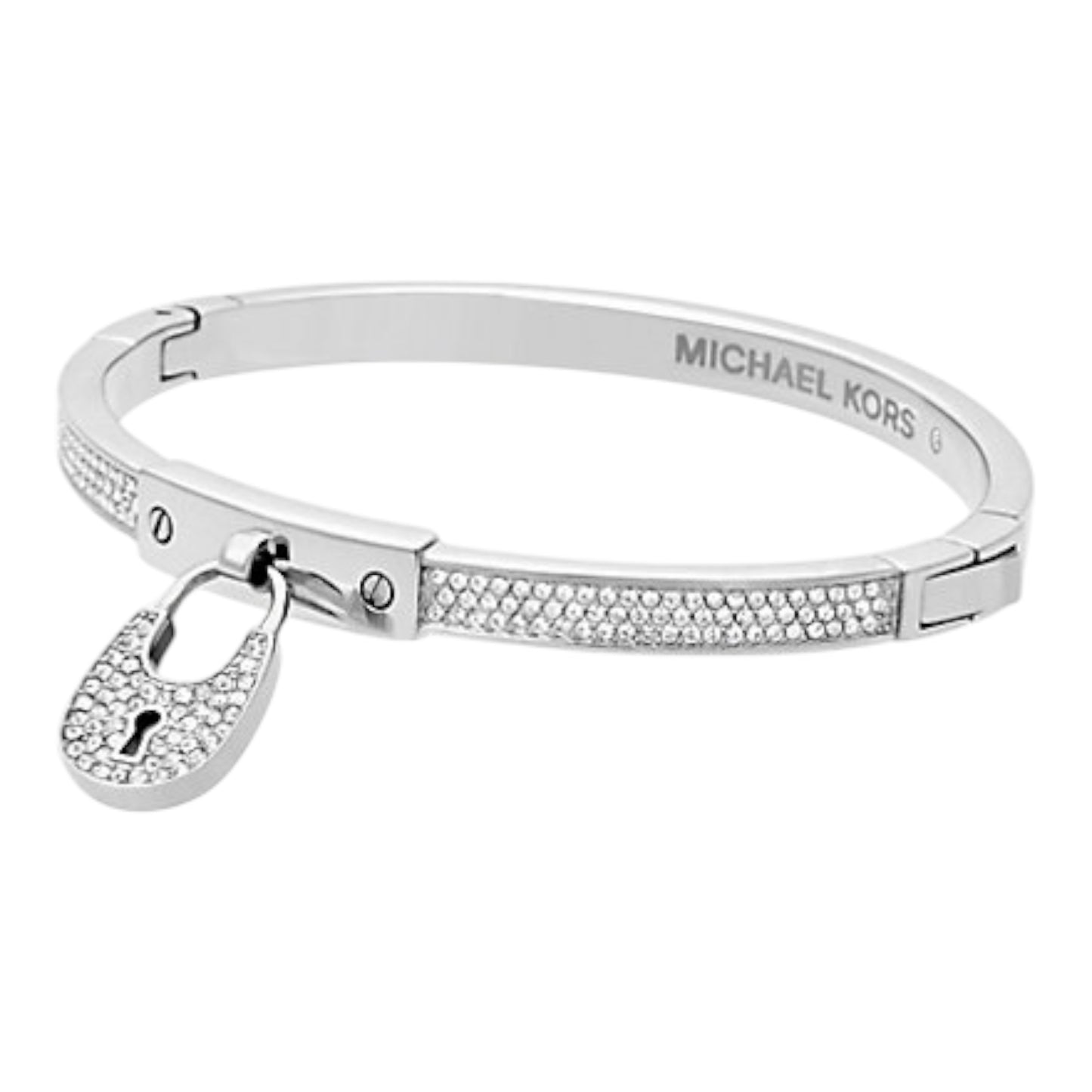 Padlock Silver-Tone Bracelet