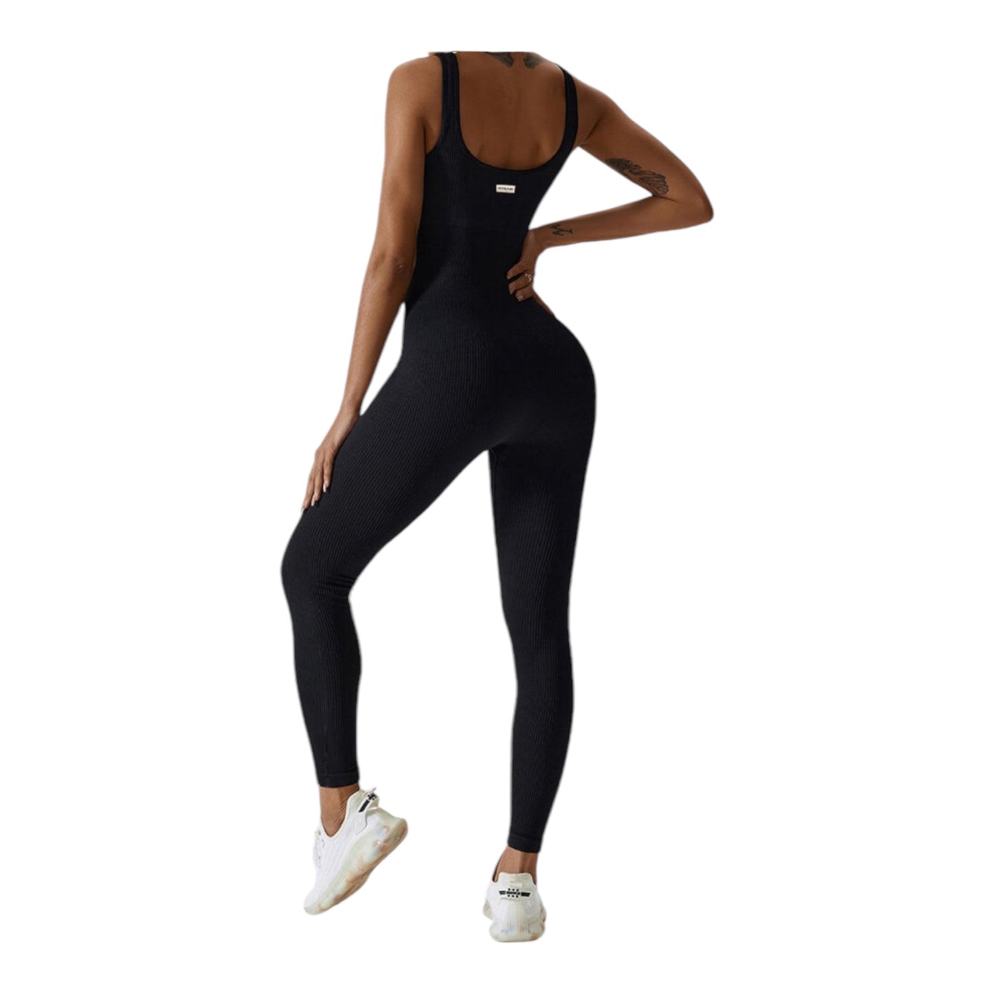 Ribbed Tummy Control Sleeveless Seamless Jumpsuit size XS