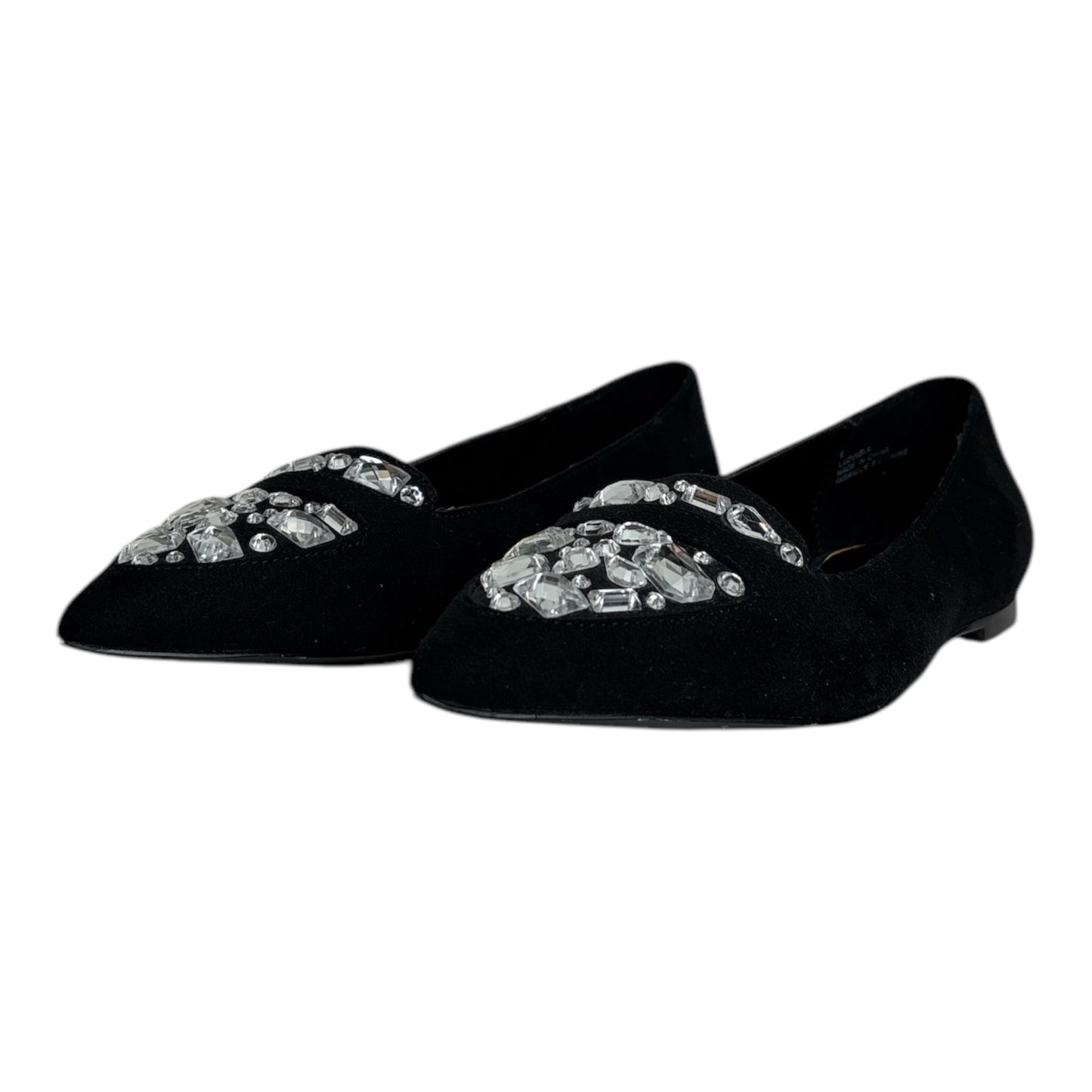 Suede Flats with Jewels size  6