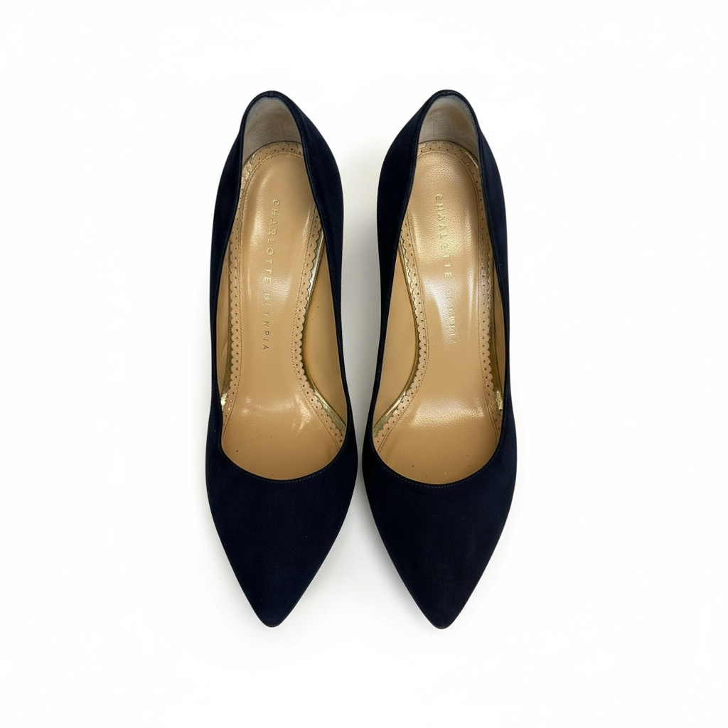 Debbie 110 Suede Pointed Pumps size 38