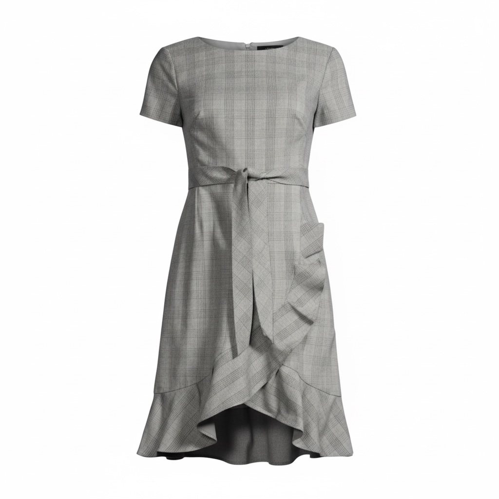 Plaid Ruffle Dress size 4