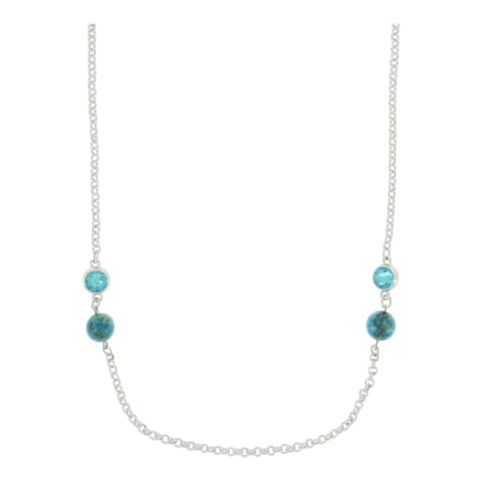 Blue Pria Necklace