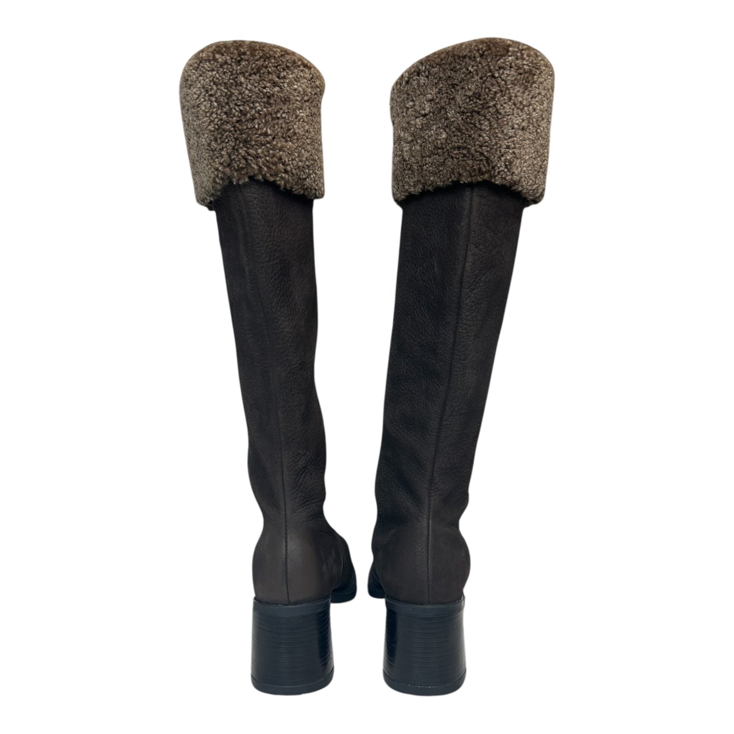 Faux Fur Cuff Boots size 6.5