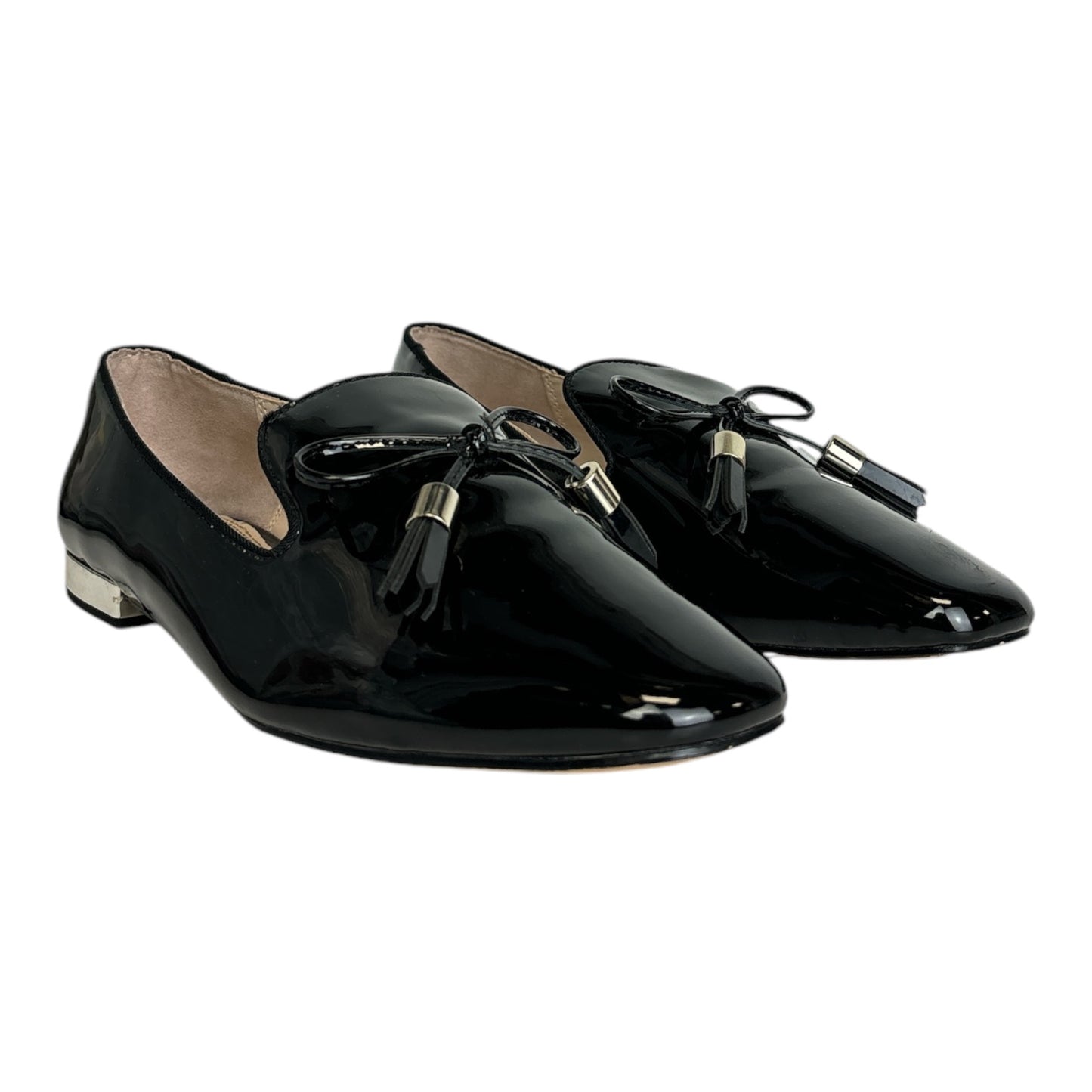 Zara Patent leather Tassel Loafers size 39 (8.5)