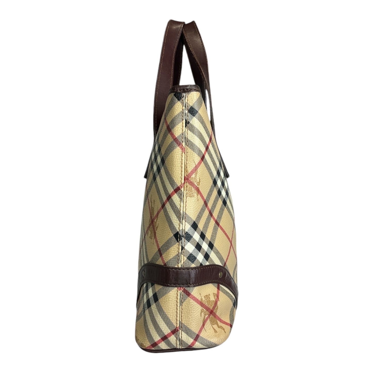 Haymarket Check Patterned Handle Bag