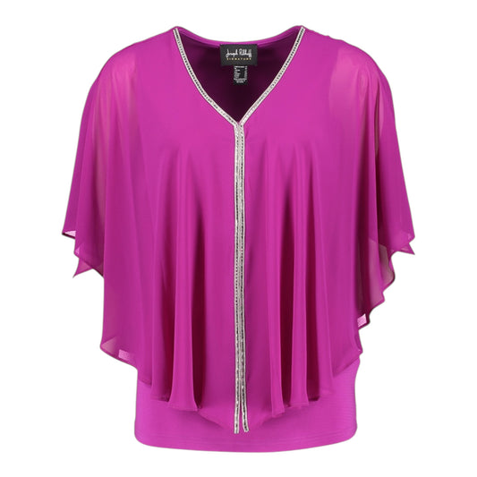 Chiffon Poncho Top size 14