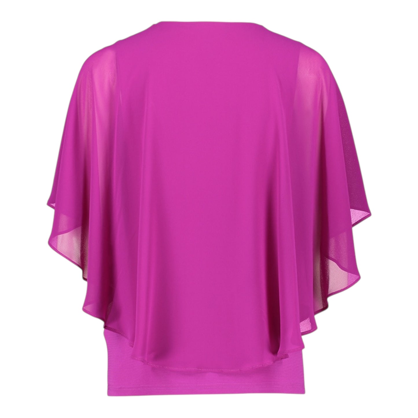 Chiffon Poncho Top size 14