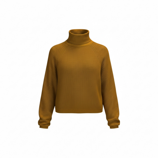 Ribbed Turtleneck Sweater size Small