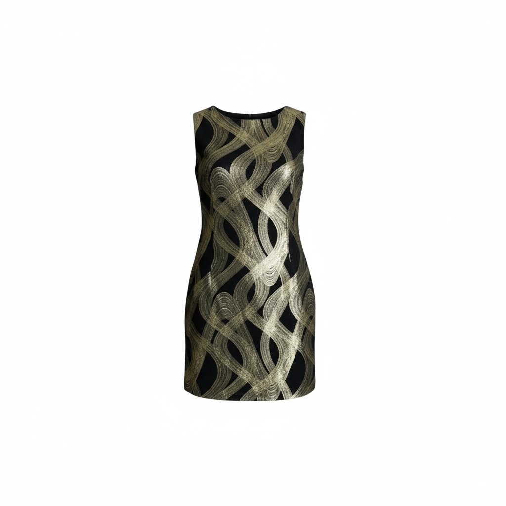 Metallic Swirl Dress size 12