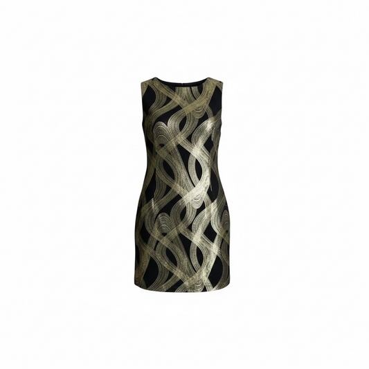 Metallic Swirl Dress size 12