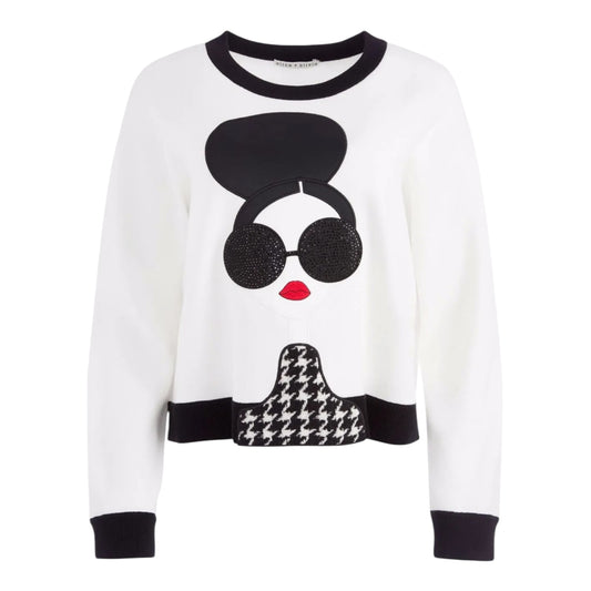 Gleeson Appliqué Sweater size Large