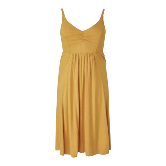 Smocked Bodice Midi Dress size 0  (Large 12) NEW WITH TAGS