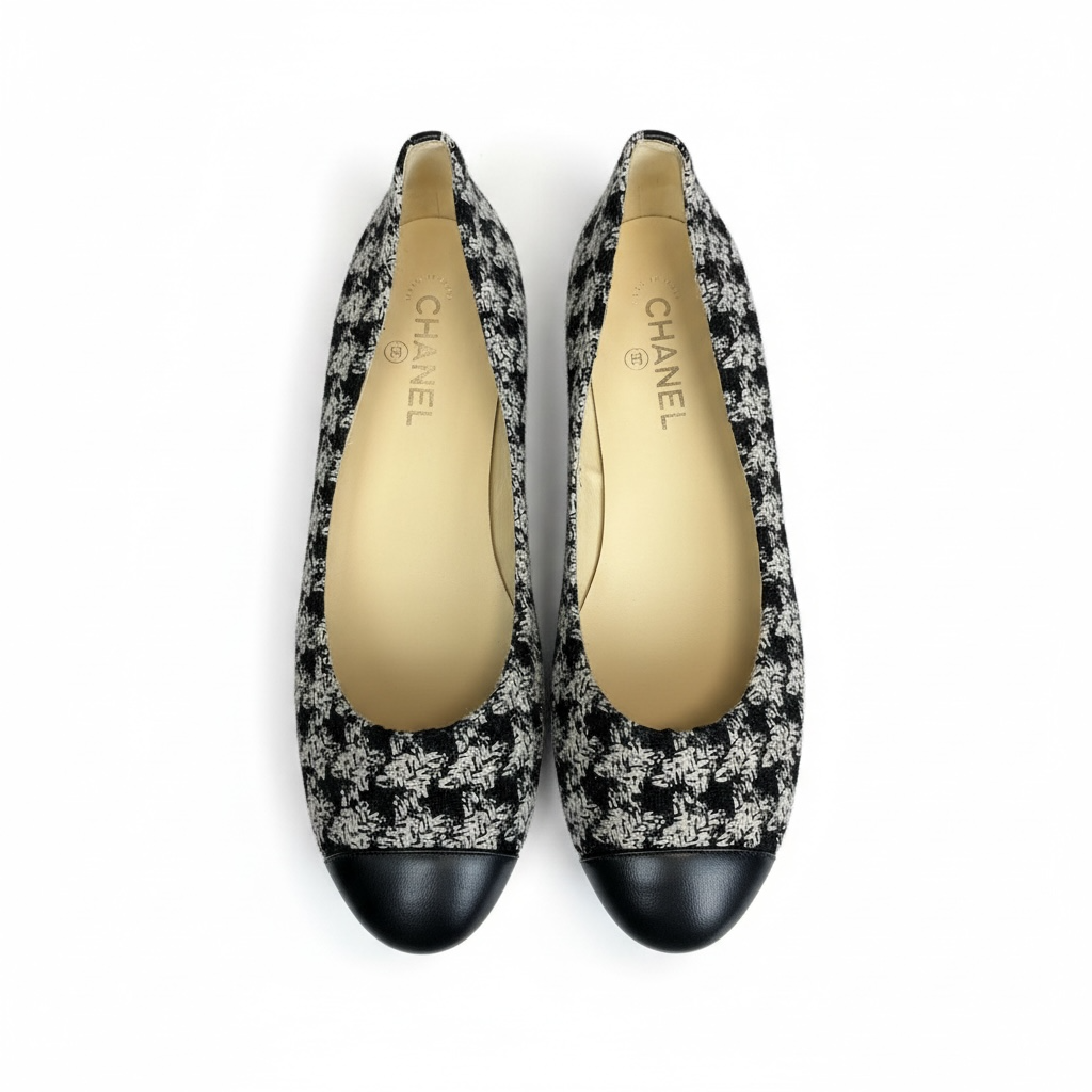 Houndstooth Ballet Flats size 42