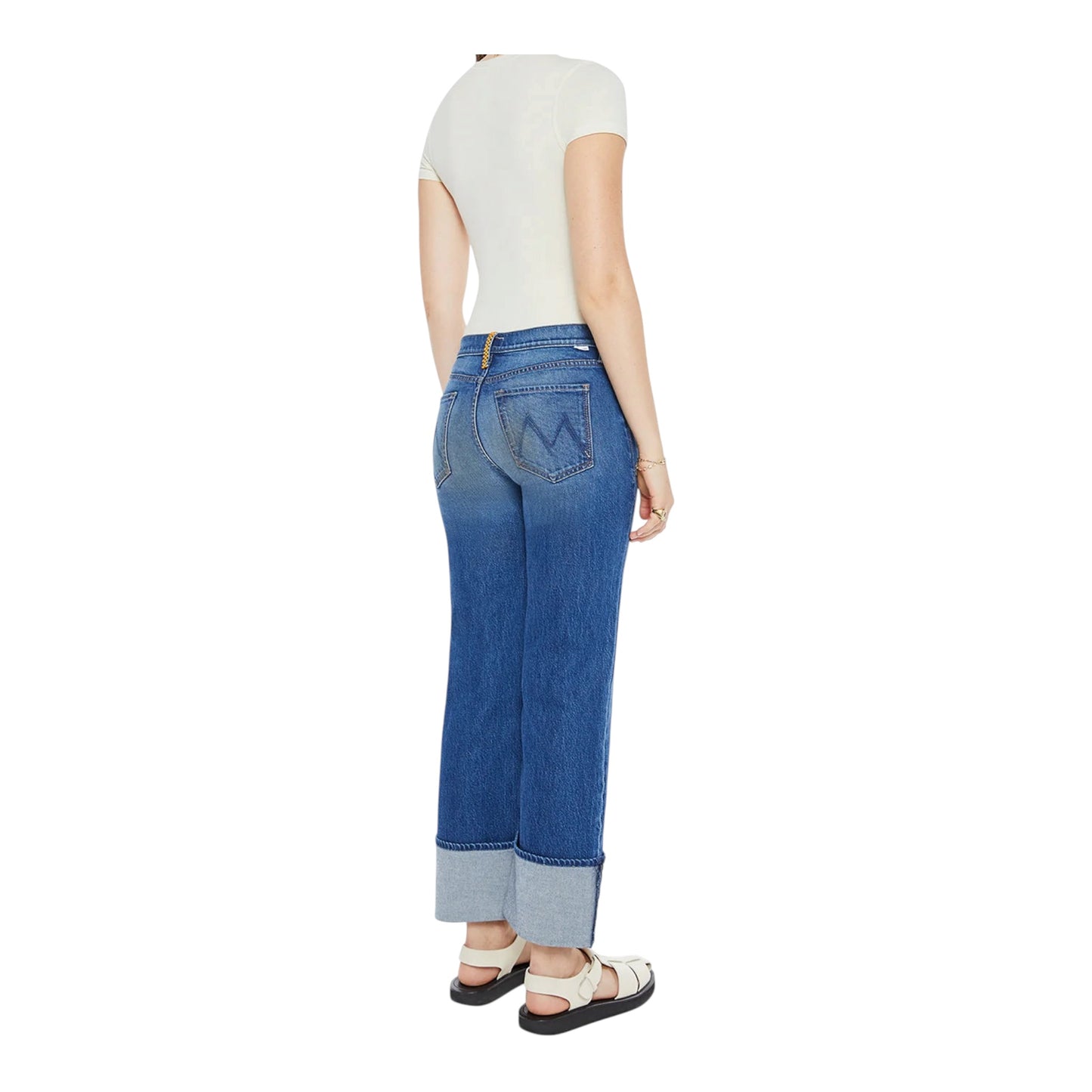 The Checkerboard Duster Flood Cuff Jean size 26