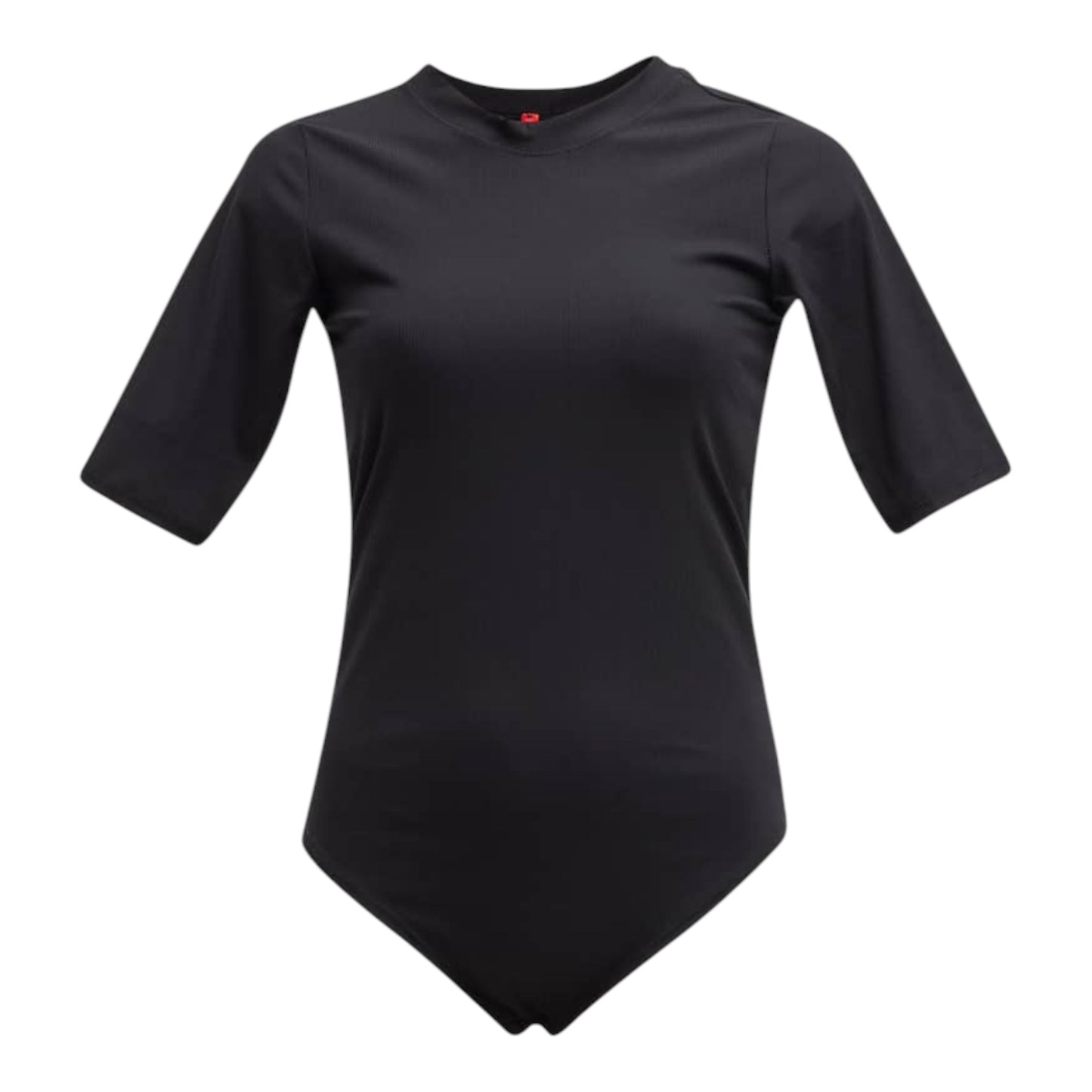 Suit Yourself Ribbed Short-Sleeve Bodysuit size Small