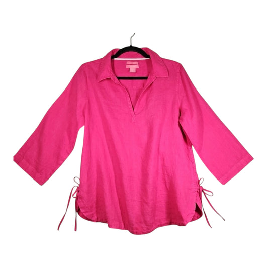 100% Linen Top size 2x