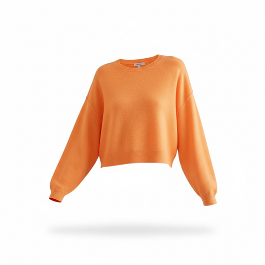 Cropped Cashmere Jumper size XLarge