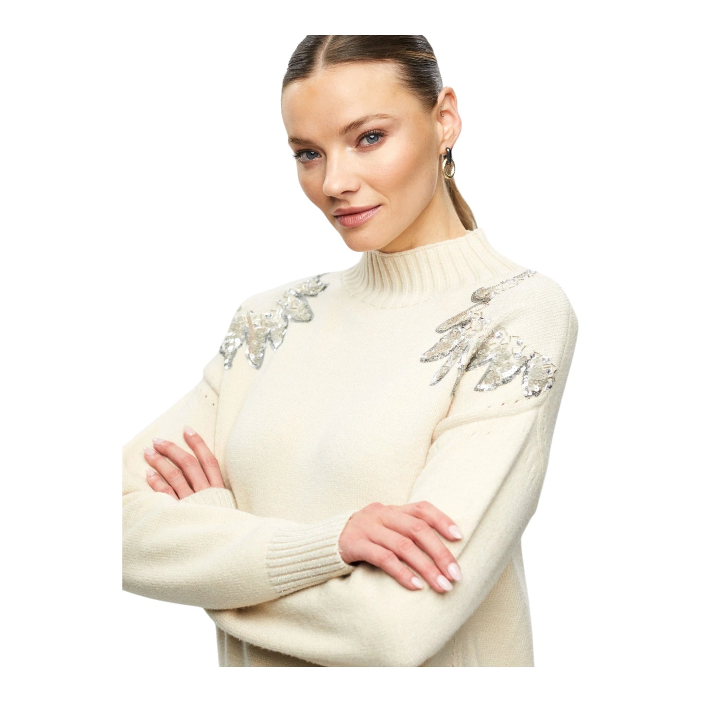 Sequin Motif Sweater size XLarge NWT