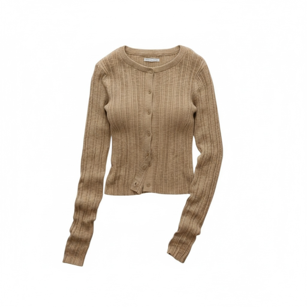 Ribbed Cardigan size Large NWT