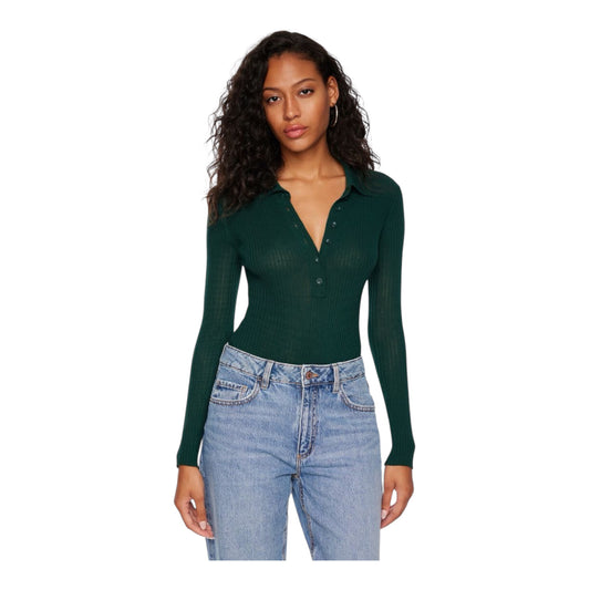 Polo Sweater Bodysuit size Medium