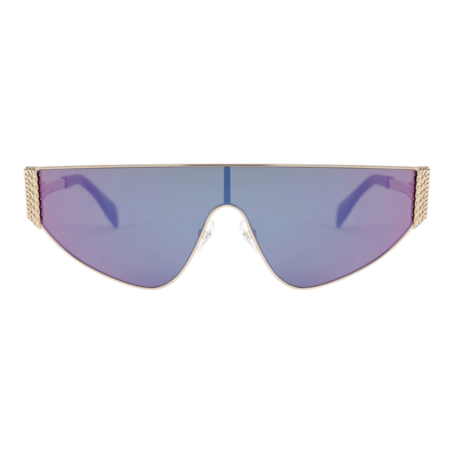 Flat-Top Bijou Chain Sun Mask