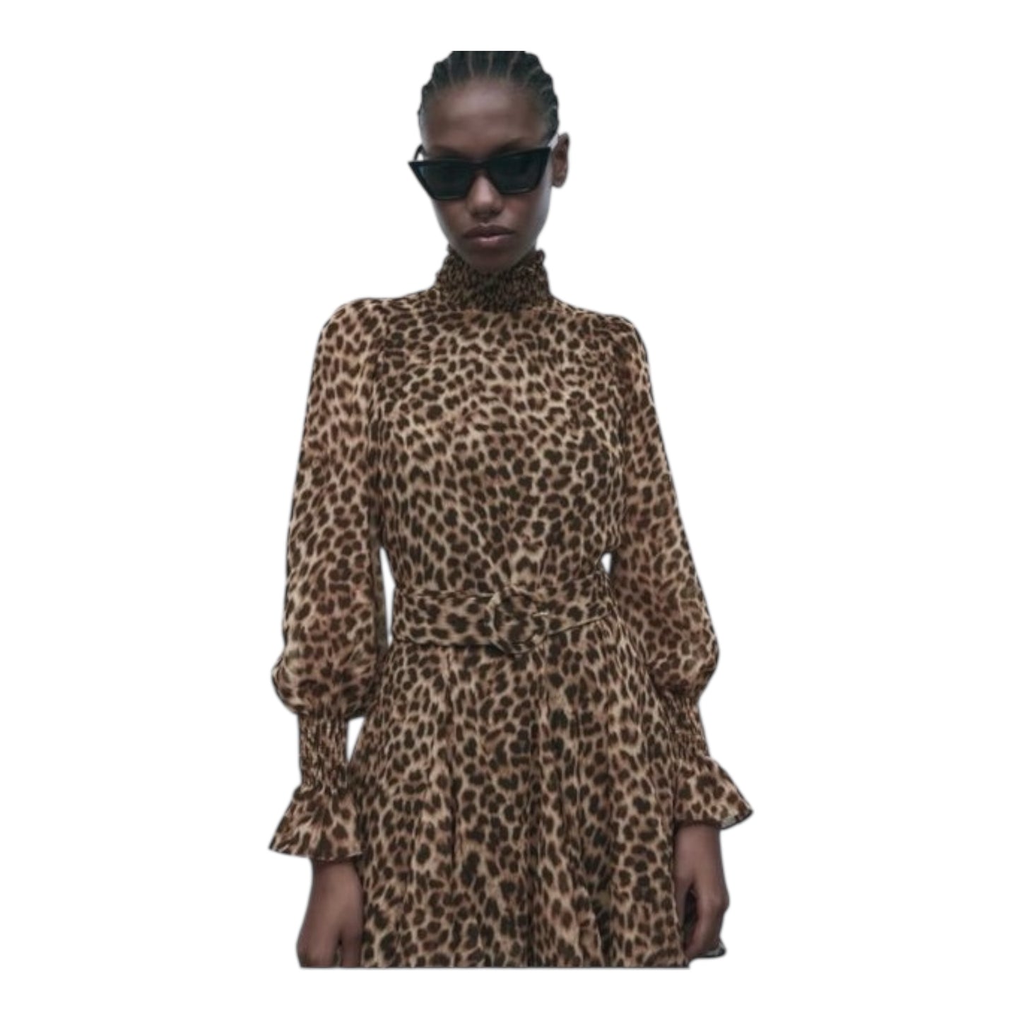 Leopard Mini Dress size Medium NWT