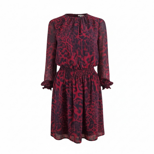 Leopard Long Sleeve Dress size Small