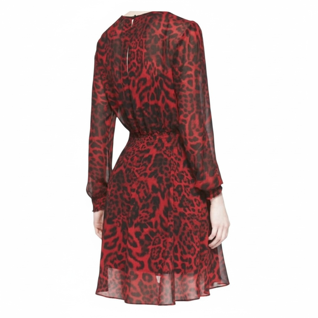 Leopard Long Sleeve Dress size Small