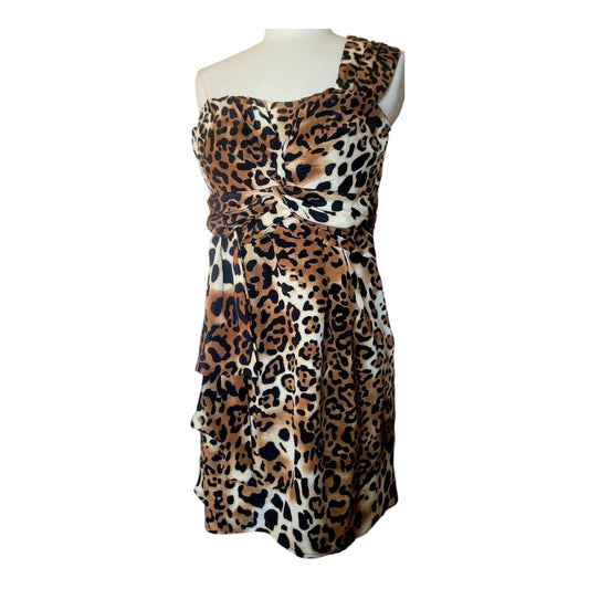 Cheetah Print Mini Dress size 2
