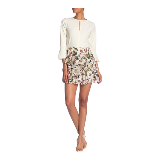Silk Blend Floral Skirt size 0