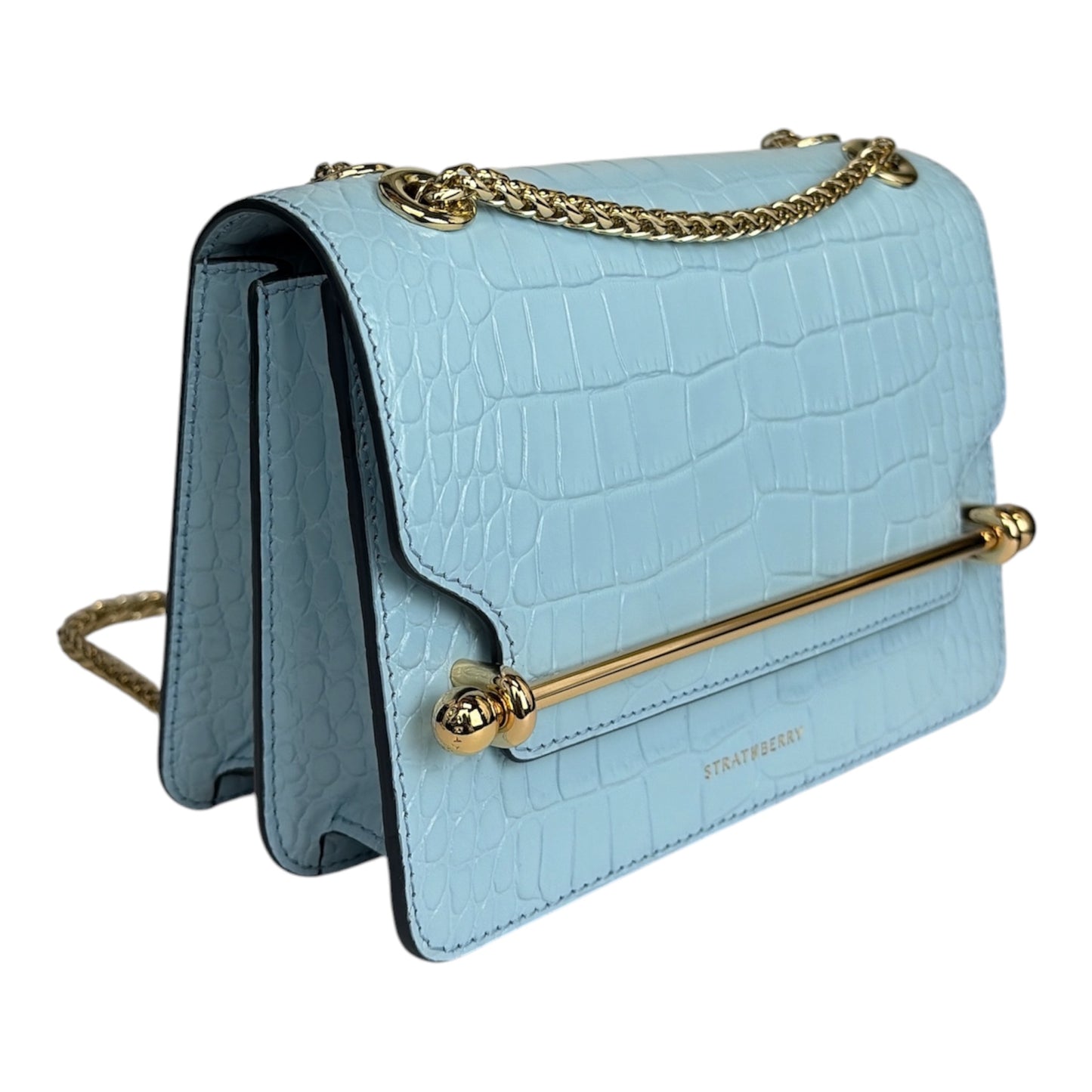 East/West Croc Crossbody