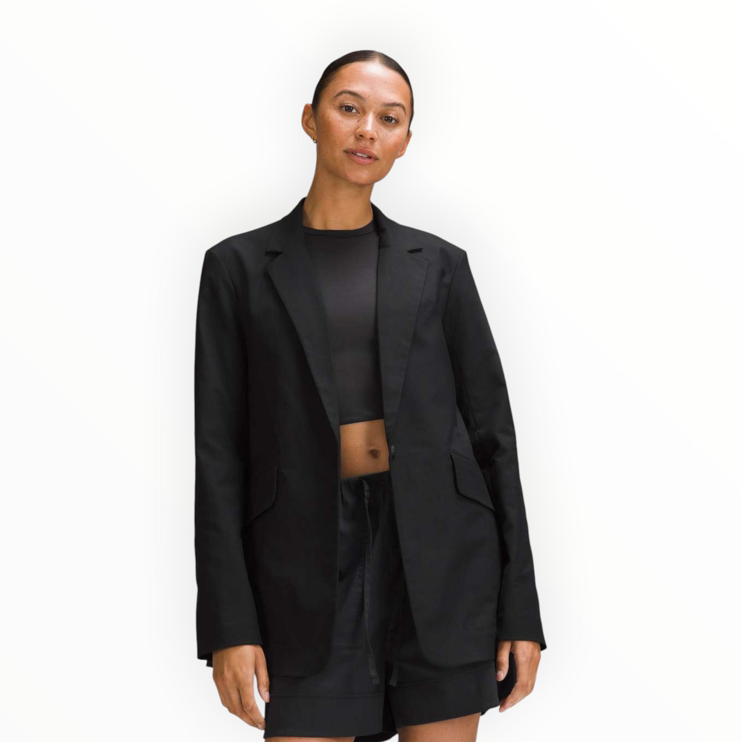 Relaxed-Fit Twill Blazer size S