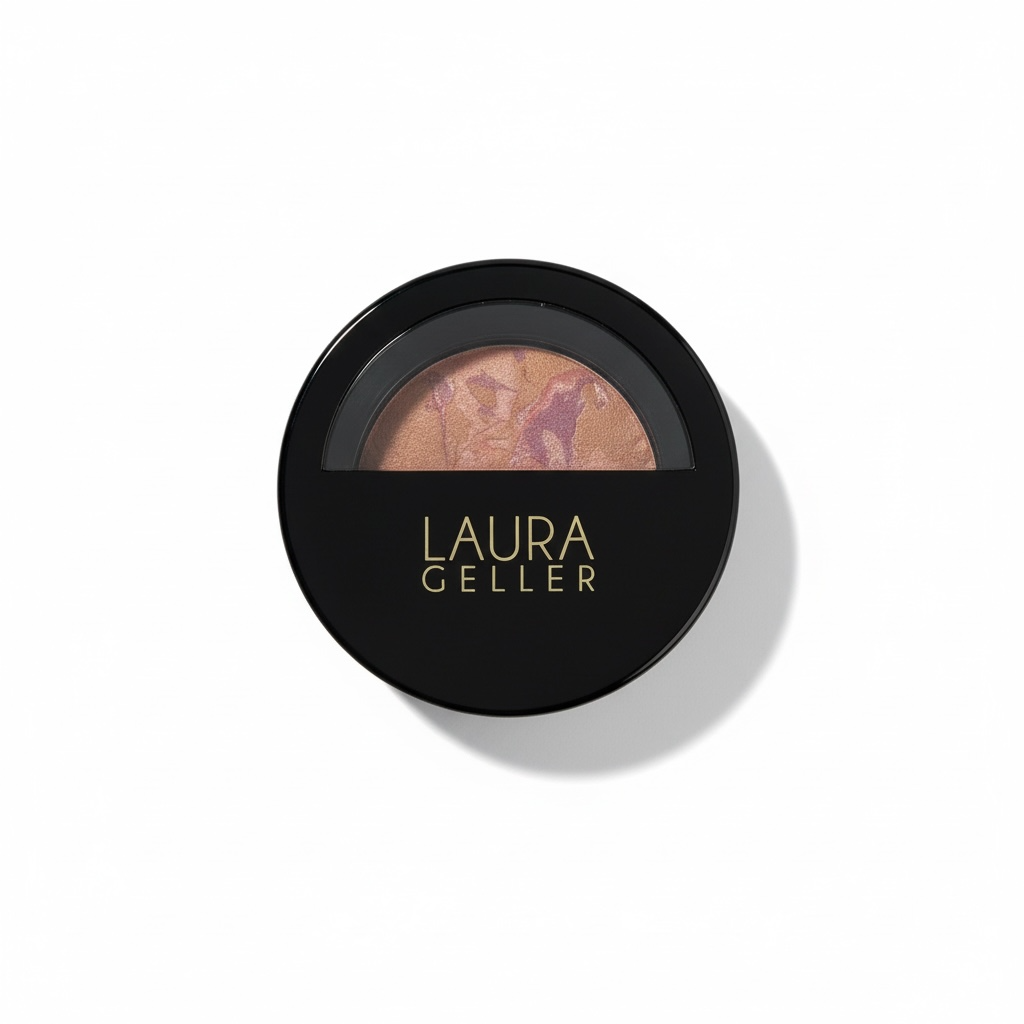 Baked Blush-N-Brighten Marbleized Blush — Apricot Berry NIB