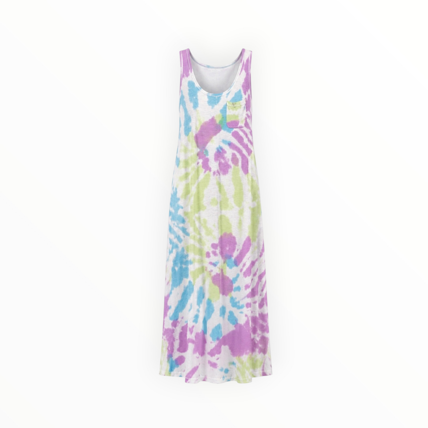 Tie-Dye Pocket Maxi Dress size M