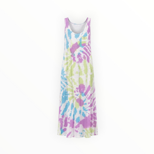 Tie-Dye Pocket Maxi Dress size M