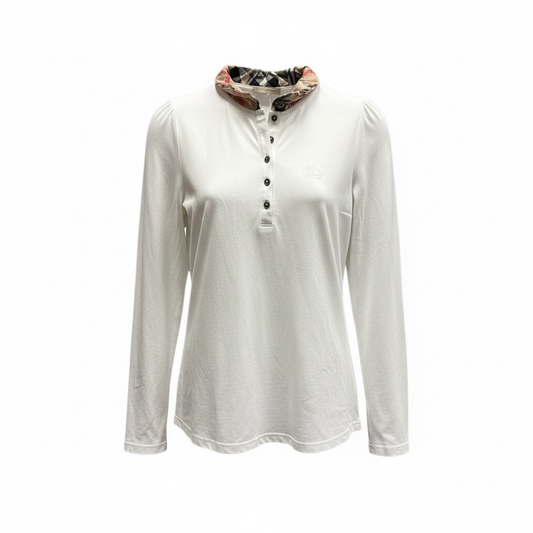 Ruffle Collar Long Sleeve size Medium