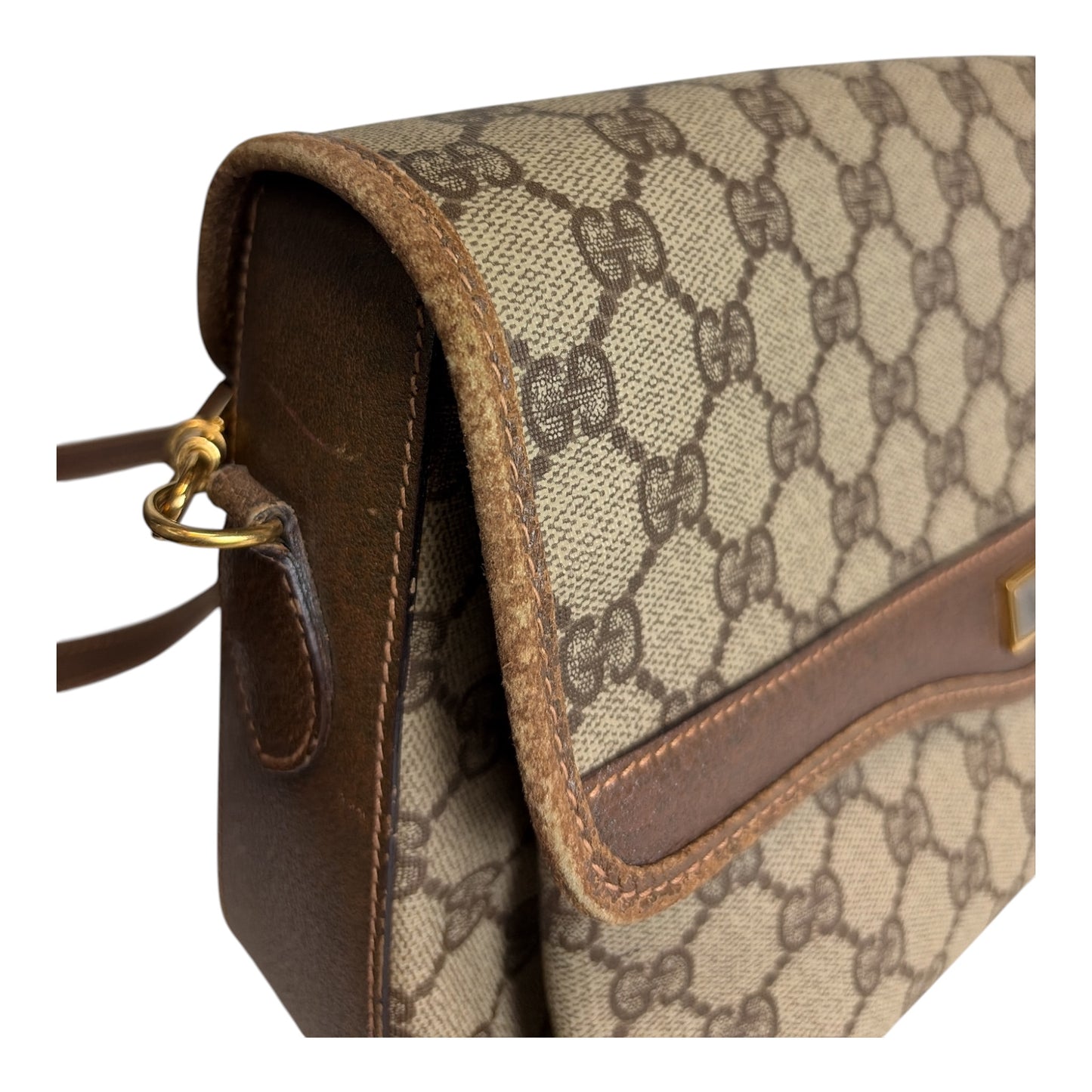 Vintage Coated Canvas Crossbody
