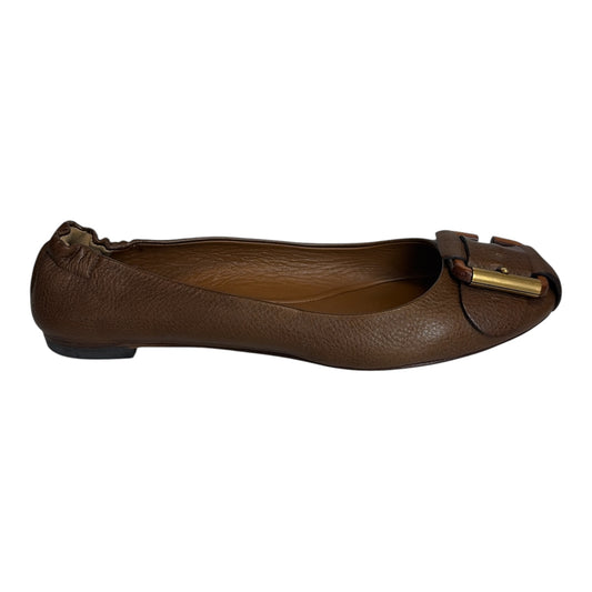 Big Buckle Flat Shoes size 38.5