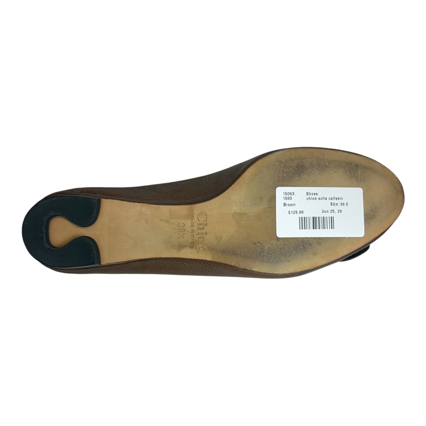 Big Buckle Flat Shoes size 38.5