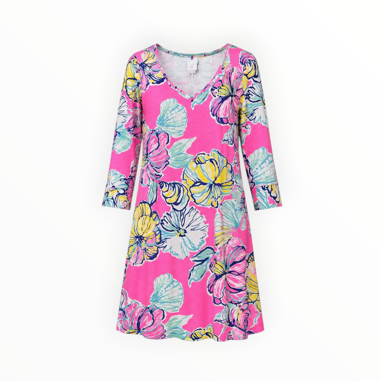 Floral Print Tunic Dress size L