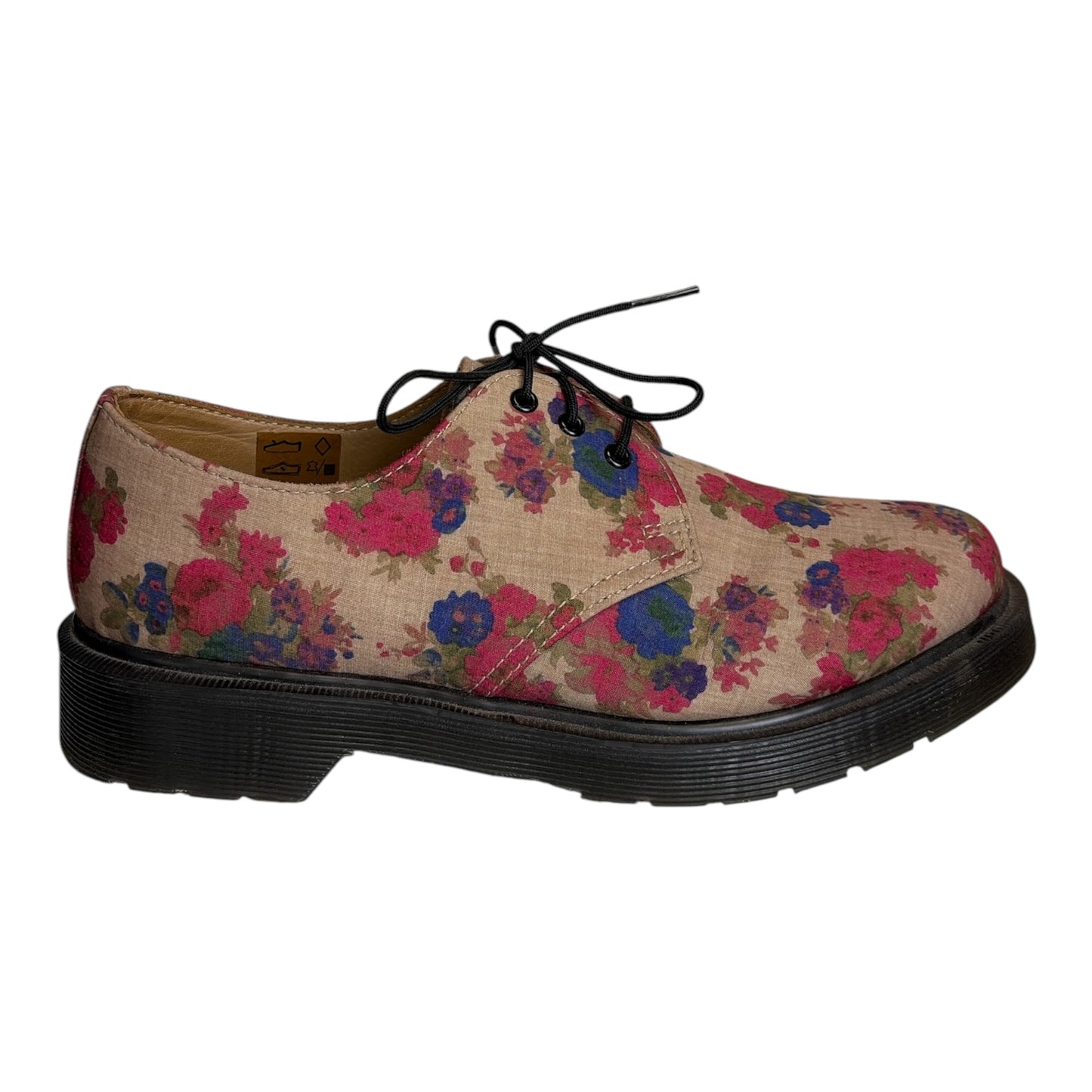 Floral Canvas Oxford Shoes size 8