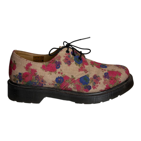 Floral Canvas Oxford Shoes size 8