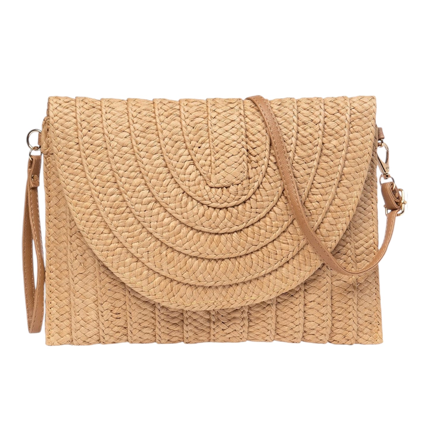 Raffia Clutch